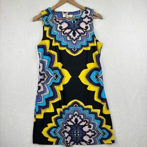 Aryeh Dress Womens M Medallion Print Sleeveless Stretch Boho